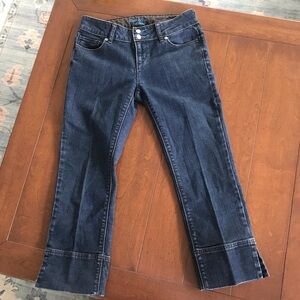Simply Vera Vera Wang‎ Women's Blue Jean Crops- Size 2